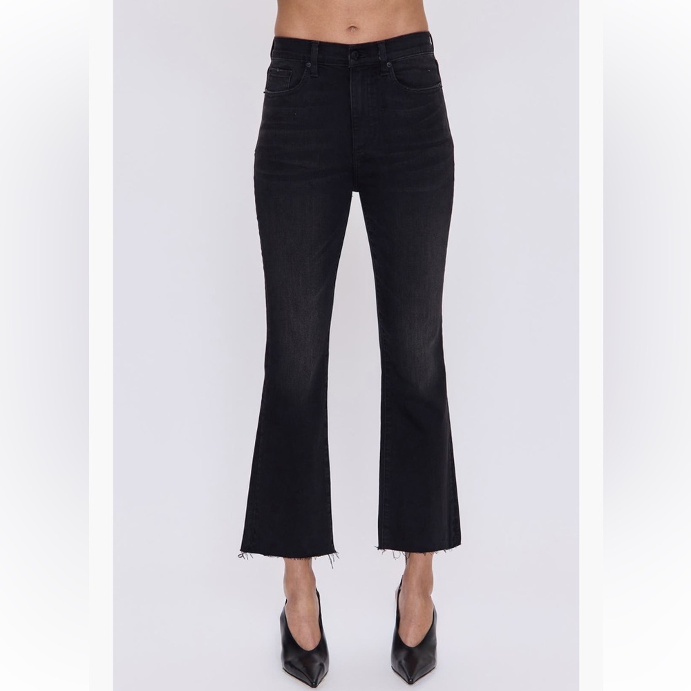 Pistola Lennon Raw Hem High Waist Crop Bootcut Jeans